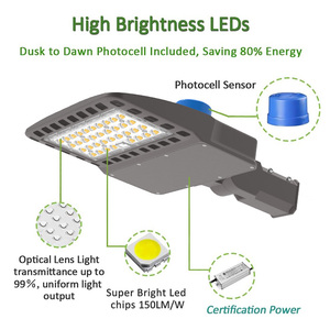 Lampe <span class=keywords><strong>LED</strong></span> pour boîte à chaussures à <span class=keywords><strong>tube</strong></span> photoélectrique 240W, <span class=keywords><strong>lampadaire</strong></span> <span class=keywords><strong>LED</strong></span> IP66 200W, idéal pour l'éclairage des espaces publics - Product Image 2