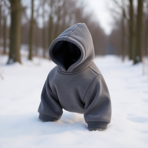 Sudadera con Capucha para Perro Be Nordic, Gris, XS, 27 cm, 36 cm, Ropa para Mascotas - Product Image 3
