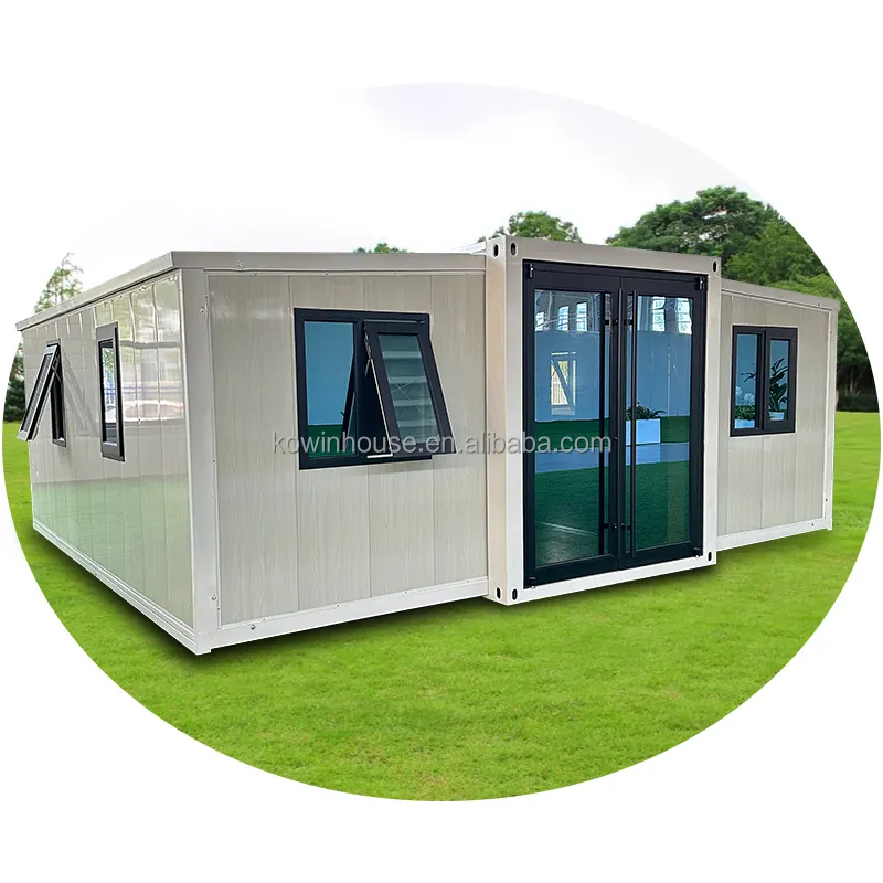 Groothandel Uitstekend Materiaal Luxe Opvouwbare Container Portacabin Prefab Uitbreidbaar Vouwhuis