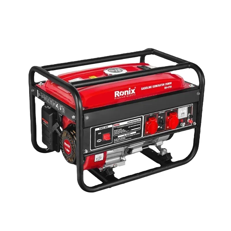 Ronix-Generador portátil de combustible dual de 2500W, arranque eléctrico de W alimentado por gas o propano, generador de gasolina refrigerado por aire de 4 tiempos