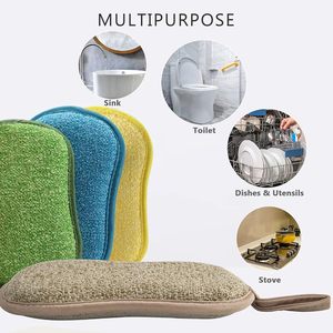 Éponge de cuisine écologique en forme de spirale, haute absorption d'eau pour le nettoyage de la vaisselle, marque Inthetrend, couleur personnalisée - Product Image 3