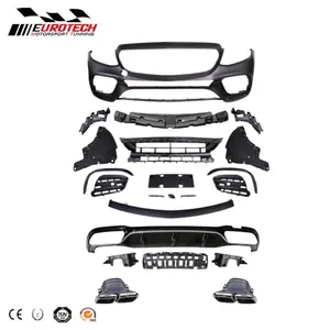 High Quality Benz E-class W213 A M G E63s Bodykit E200 E260 E300 E320 Front Bumper GT Grille Fitting for 2016-2020 E-class W213