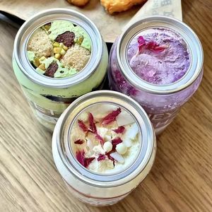 Envase Transparente de Plástico PET de 250ml, 330ml, 500ml, Personalizado, con Anillo de Sellado, para Té con Leche, Zumo de Frutas, Pastel, Batido - Libre de BPA - Product Image 4