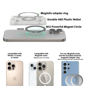 Nuovo Design Custodia Portafoglio Magnetica in TPU Stile Cyber Bianco+<span class=keywords><strong>Nero</strong></span> con Porta Carte Antiurto e Antifurto per Cellulari - Product Image 5
