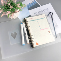 Classeur de couverture pour ordinateur portable, 120 pièces, feuilles amples, A3, A4, A5, A6, B5, vente en gros