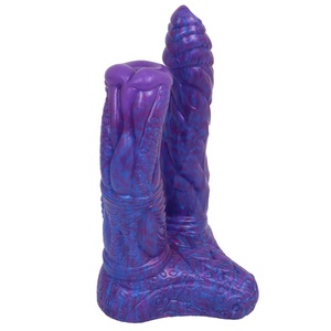LUUK Fantasy Dragon Double Head <b>Dildo</b> With Sucker Anal Sex Toys Lesbian Masturbator Butt Plug Soft Silicone Colorful Sex Toy - Product Image 5