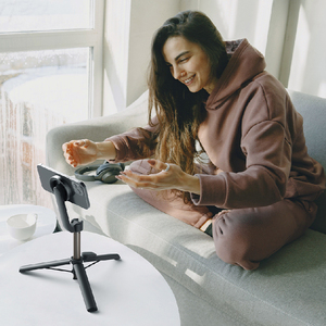 Bâton de selfie magnétique sans fil, support de téléphone pour <span class=keywords><strong>iPhone</strong></span> 15 <span class=keywords><strong>14</strong></span>/12/13/ <span class=keywords><strong>Pro</strong></span> <span class=keywords><strong>Max</strong></span>, bâton de selfie magnétique pour téléphone, trépied - Product Image 5