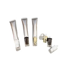 Flacon vide en plastique de 10 ml, 15 ml, 20 ml, 30 g, pour soins de la peau, cosmétiques liquides, avec tête de pompe, tube de distribution à pression