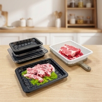 Plateau jetable en PP pour l'emballage de viande fraîche (steak, agneau, porc) - Vente en gros fabricant