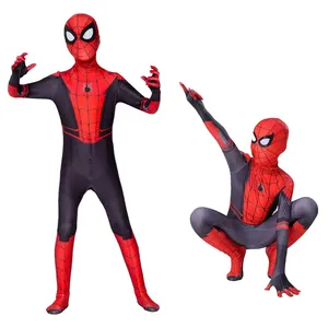 Costume Spider-Man XJ pour Halloween, combinaison et haut pour garçons, adultes, unisexe, polyester, tailles 100-180 - Product Image 2