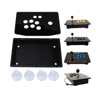 Kit de remplacement de boîtier de panneau acrylique moderne pour arcade pour manette de jeu et boîte de commande d'armoire de machine