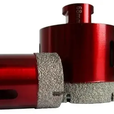 Trous de forage personnalisés de 25mm pour scie à noyau de diamant pour carreaux de porcelaine en marbre