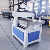 Mini routeur CNC 6090 économique avec axe rotatif 3 axes intégré, machine de sculpture sur bois 3D pour loisirs créatifs à domicile, jouets en bois, sculptures et bols