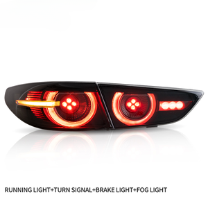 Luces traseras LED completas de fábrica, lámpara trasera 2019 2020 <span class=keywords><strong>2021</strong></span>, lámpara trasera secuencial, sedán Smoke <span class=keywords><strong>3</strong></span> para <span class=keywords><strong>Mazda</strong></span> <span class=keywords><strong>3</strong></span> Axela - Product Image 2