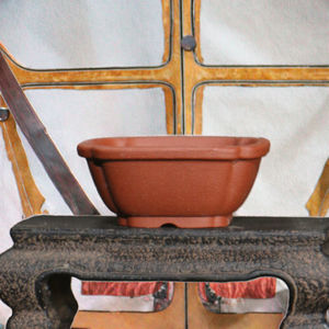 Pot à Bonsaï Classique en Argile Violette de Yixing, Sculpté à la Main en Forme de Feuille, Écologique, pour Jardin Suspendu ou Utilisation au Sol - Product Image 3