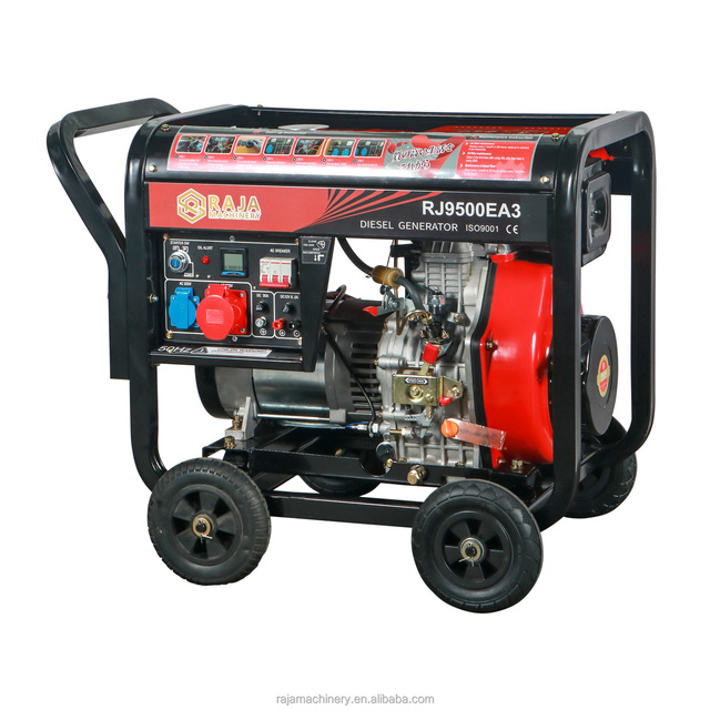 6.5kw Open Type Diesel Generator 6500W Portable Power Home Electric Diesel Generator