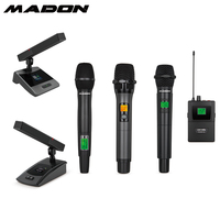 Madon Sound System One Drive Two MIC Série KE-2 Écran couleur à deux canaux MICRO sans fil avec OK-DPA1 OK-2H MICROPHONE PORTABLE