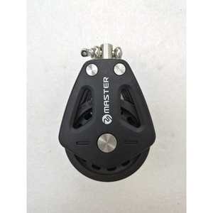 Poulie à roulement pour voilier à trois roues Master BP-0505F, diamètre de roue 50 mm, diamètre de câble 10 mm, matériel marin - Product Image 1