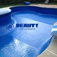 Vente en gros d'usine - Liner de piscine en PVC - Épaisseur 0,5 mm - 4,5*4,5*1,45 m - Résistant à l'eau - Pour piscine hors sol ou enterrée