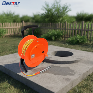 Détecteur de niveau d'eau portable Bestar de type ruban, précision 0,1 %, portée 200 m, en plastique, garantie 1 an pour la mesure de niveau - Product Image 5
