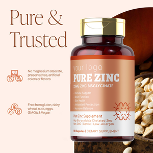 Cápsulas de Glicinato de <span class=keywords><strong>Zinc</strong></span> de 25 mg OEM/ODM, Cápsulas de <span class=keywords><strong>Zinc</strong></span> de Alta Biodisponibilidad, Suplemento Nutricional de <span class=keywords><strong>Zinc</strong></span> de Grado <span class=keywords><strong>Alimenticio</strong></span> - Product Image 4