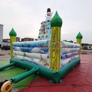 Événements de plein air pour les fêtes de Noël : parcours de glisse sur neige gonflable, jeux sportifs d'escalade pour enfants - Product Image 3