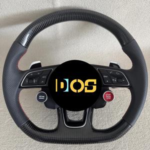 Volant sport en cuir de haute qualité personnalisable, compatible avec les séries <span class=keywords><strong>Audi</strong></span> <span class=keywords><strong>A1</strong></span>/A3/A4/A5/A6/A7/<span class=keywords><strong>RS</strong></span>/Q5/Q7/Q3/Q8 - Product Image 5