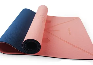 Concurrerende Fabriek Prijs Non Slip Private Label Custom 6Mm Tpe Yoga Mat Dubbelzijdig Eco Vriendelijke Mat Yoga Voor yoga Pilates