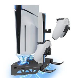 Station d'accueil de charge <span class=keywords><strong>pour</strong></span> <span class=keywords><strong>PS5</strong></span> Slim Console Game Controller Base de charge <span class=keywords><strong>pour</strong></span> <span class=keywords><strong>PS5</strong></span> Slim <span class=keywords><strong>Vr</strong></span> Headset Storage Stand Hanger - Product Image 4
