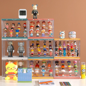 Tùy chỉnh hình búp bê mô hình Acrylic lưu trữ hiển thị hộp Acrylic rõ ràng Túi xách hình đồ chơi hiển thị trường hợp lưu trữ tổ chức - Product Image 2