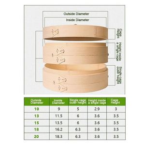 Vaporera de bambú para arroz, idli, momo, pescado, con cesta de 8L y 24 bolsas de mimbre. - Product Image 2