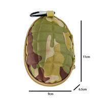 Grenade porte-clés grande capacité Mini petit portefeuille porte-monnaie professionnel porte-clés argent changer clés étui pour écouteurs porte-pochette