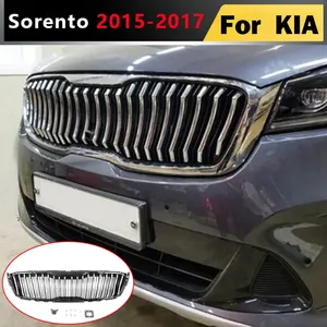 <b>For</b> 2015 2016 2017 Car Front Bumper <b>Grille</b> Replace Racing Modified Hood <b>Mesh</b> Grid Facelift Auto Accessories - Product Image 1