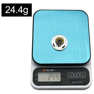 Moneda Conmemorativa Inspiradora con Relieve 3D de Girasol y Abeja para Niños, Recuerdo de la Hada del Diente, Regalo Metálico Plateado - Product Image 6