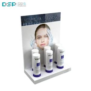 Soporte de exhibición de acrílico de cosméticos para el cuidado de la piel de belleza de alta gama de fábrica vietnamita DSP en el centro comercial - Product Image 1