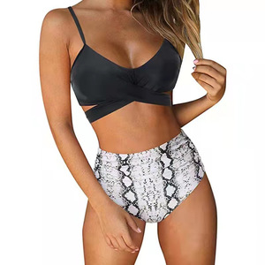 Ensemble <span class=keywords><strong>de</strong></span> maillots <span class=keywords><strong>de</strong></span> <span class=keywords><strong>bain</strong></span> bikini grande taille M-3XL, col à bretelles, soutien-gorge push-up sexy avec <span class=keywords><strong>maillot</strong></span> <span class=keywords><strong>de</strong></span> <span class=keywords><strong>bain</strong></span> taille haute avec rembourrage et soutien en acier E410334 - Product Image 6