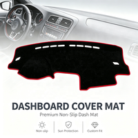 Pour Volkswagen Polo 2011 2012 2013 2014 2015 2016 2017 2018 Housse de tableau de bord de voiture Accessoires auto Housse de protection de tableau de bord de voiture