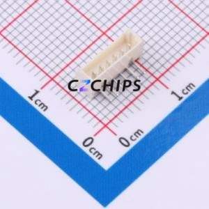 ZX-MX1.25-6PWZ Wire-to-Board Pin Header Bent Lead Through Hole,P=1.25mm 1x6P 1.25mm Right Angle Insert PicoBlade (MX 1.25) - Product Image 1