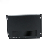 Boîtier de commande électronique en aluminium ISO9001 IP54 noir personnalisé ODM pour PCB et applications électriques