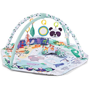 2023 Nieuwe Aankomst 4-In-1 Baby Spelen Gym Activiteit Gym Ballenbak Verdikking Buiktijdmat Met Zintuiglijke Speelgoedmat Voor Baby - Product Image 2