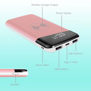 Batterie externe LIION 10000mah Chargeur portable pour xiaomi Redmi Note 10 Powerbank pour <span class=keywords><strong>Poco</strong></span> X3 F3 <span class=keywords><strong>M3</strong></span> iPhone 12 <span class=keywords><strong>11</strong></span> - Product Image 3