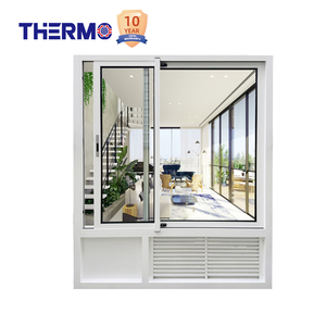 Fenêtre coulissante en aluminium d'impact de preuve d'ouragan de NOA/FPA Miami Dade avec le climatiseur de PTAC pour l'hôtel - Product Image 1