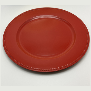 Platos <span class=keywords><strong>de</strong></span> Presentación Estilo Clásico con Cuentas Bañadas en <span class=keywords><strong>Oro</strong></span> para Bodas al por Mayor, Bajoplato con Cuentas Doradas para Eventos - Product Image 6