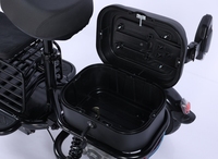 Vente directe d'usine, scooter électrique à trois roues de haute qualité, pneus larges, 800W, pliable, moteur, voyage pour adultes