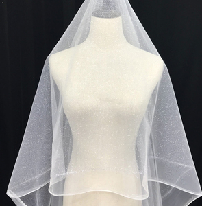 2024 Hot Sale Anti-Static 100% Polyester <span class=keywords><strong>Glitter</strong></span> Mesh High Sparkle Tüll Stoff 20d Garn für Mädchen Brautkleider Vorhänge - Product Image 2