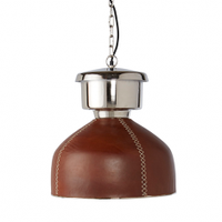 Lampe suspendue moderne en métal finition laiton durable avec douille E27 pour montage au plafond, utilisation intérieure