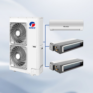 Unidades de aire acondicionado multizona Gree, sistema Hvac R32 VRF VRV, conducto de bobina de ventilador de CA, Wifi, aire acondicionado multidividido, calefacción de refrigeración - Product Image 1