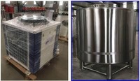 Équipement de brasserie Système de refroidissement Refroidisseur de glycol Machine de refroidissement de bière Réservoir d'eau de glycol