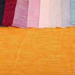 Tissu jersey Hacci extensible en tricot épais uni 95% polyester 5% élasthanne de Shaoxing <span class=keywords><strong>YVES</strong></span> pour pulls - Product Image 3