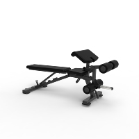 Banc de musculation pliable multifonctionnel réglable pour l'entraînement en force avec appui-tête réglable